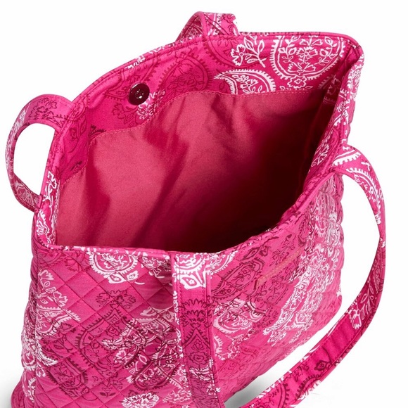 Vera Bradley Stamped Paisley Tote Bag - Picture 5 of 9